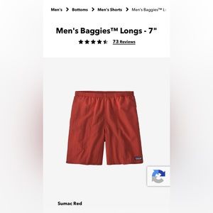 Men’s Patagonia Baggies Shorts - Longs 7”